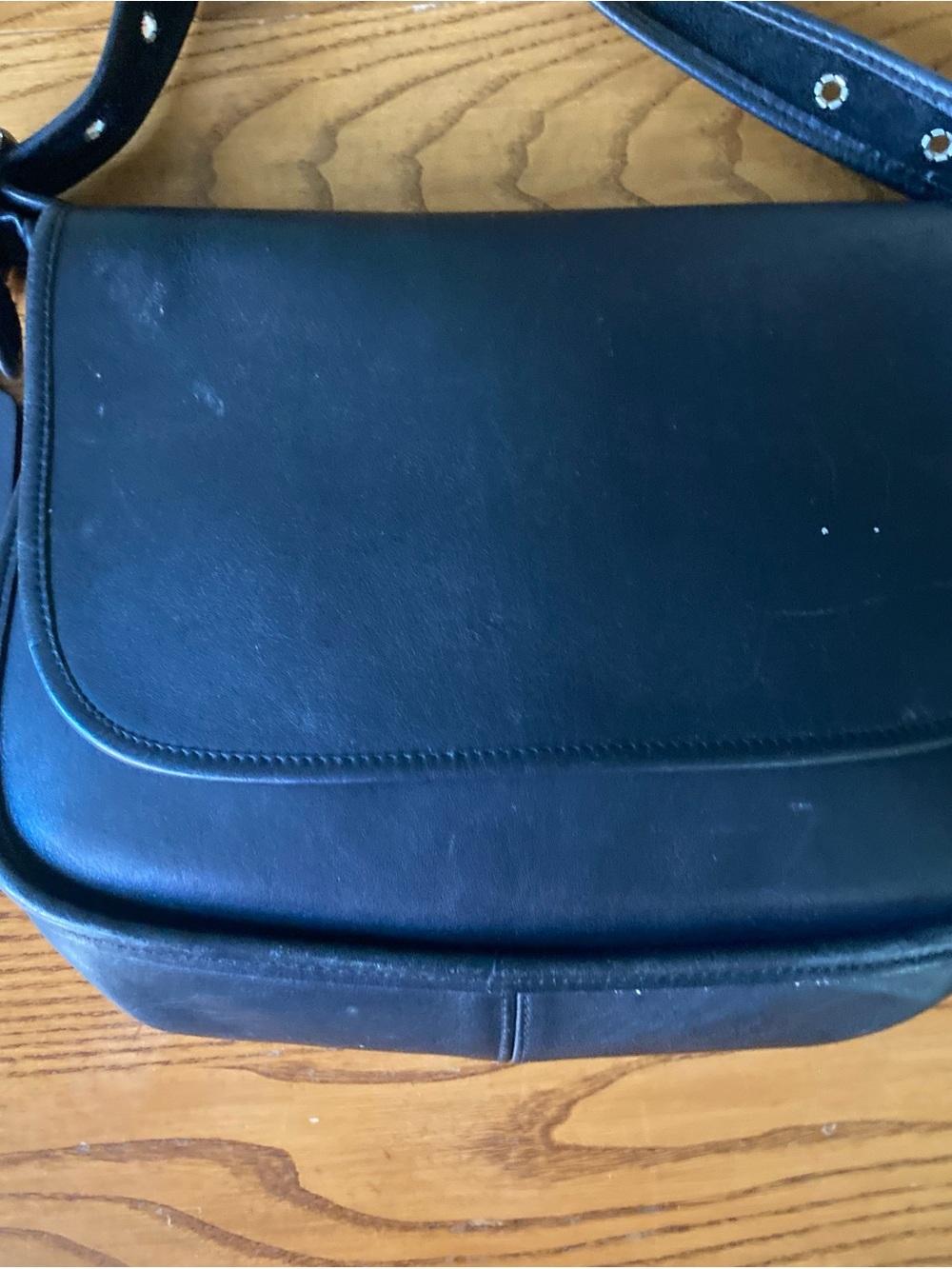 Coach Black Leather Shoulder Bag